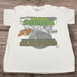 Seattle SuperSonics Vintage White Shirt Grail